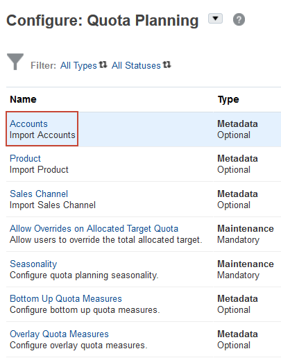 Select Accounts