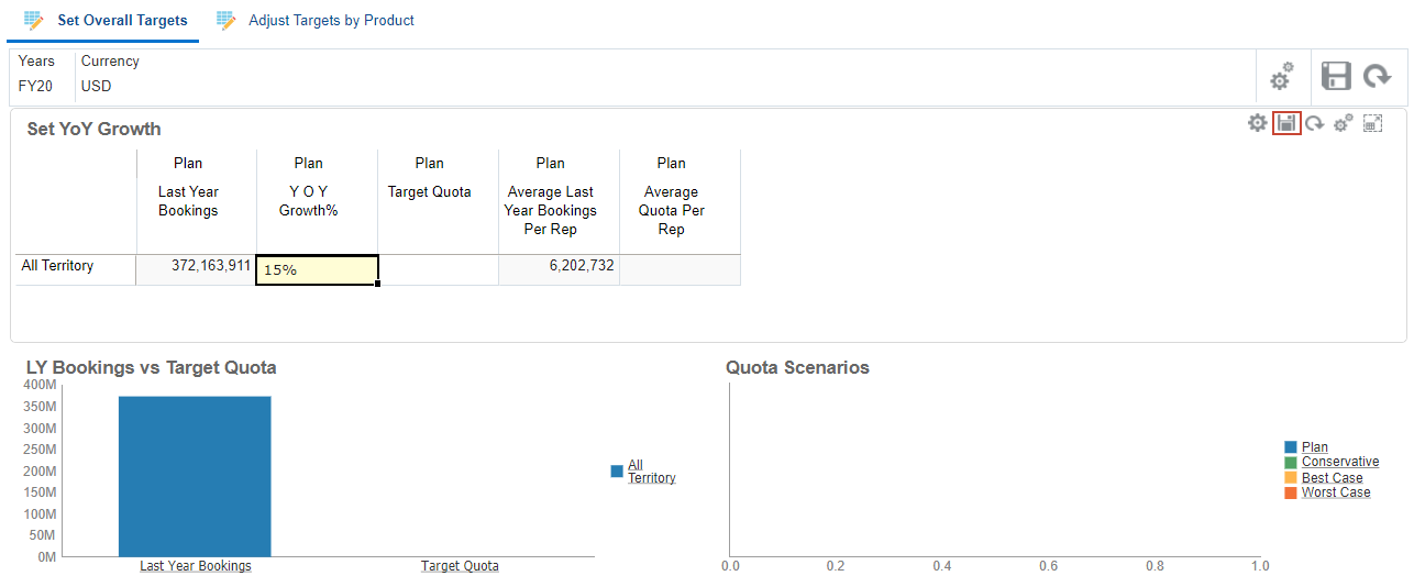 Enter value and save
