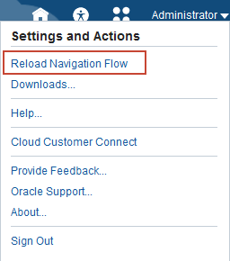 Reload Navigation Flow