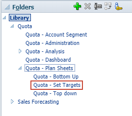 Quota - Set Targets