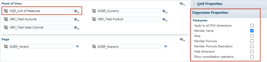 Dimension properties for Measures