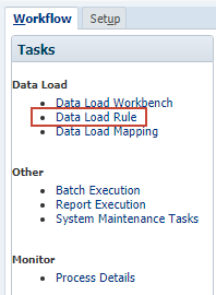 Data Load Rule
