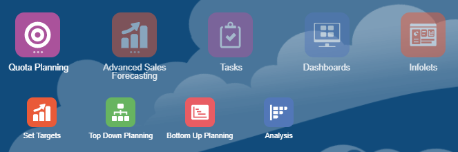 Quota Planning navigation flow