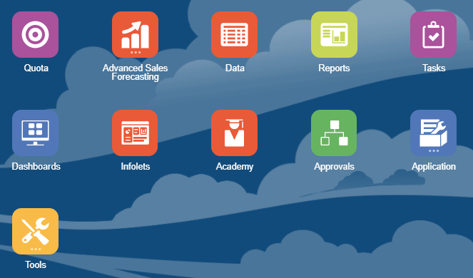 Quota Sales VP navigation flow