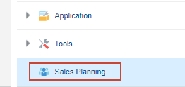 Sales Planning cluster