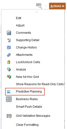 Run Predictive Planning