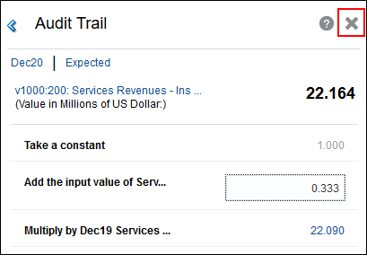 Close Audit Trail Dialog