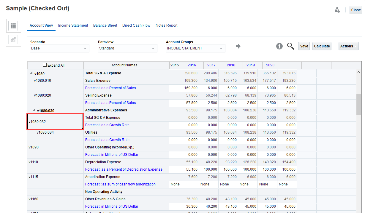 Change subaccount ID