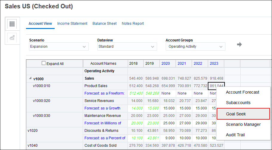 Right Click Goal Seek