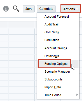 Open funding options