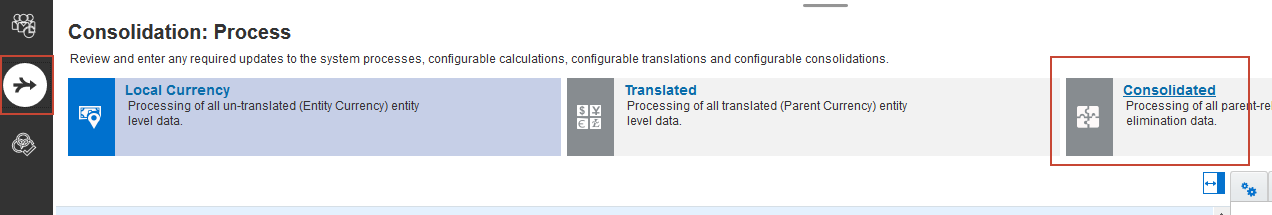 Consolidation Process page