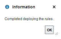 Informatino dialog box