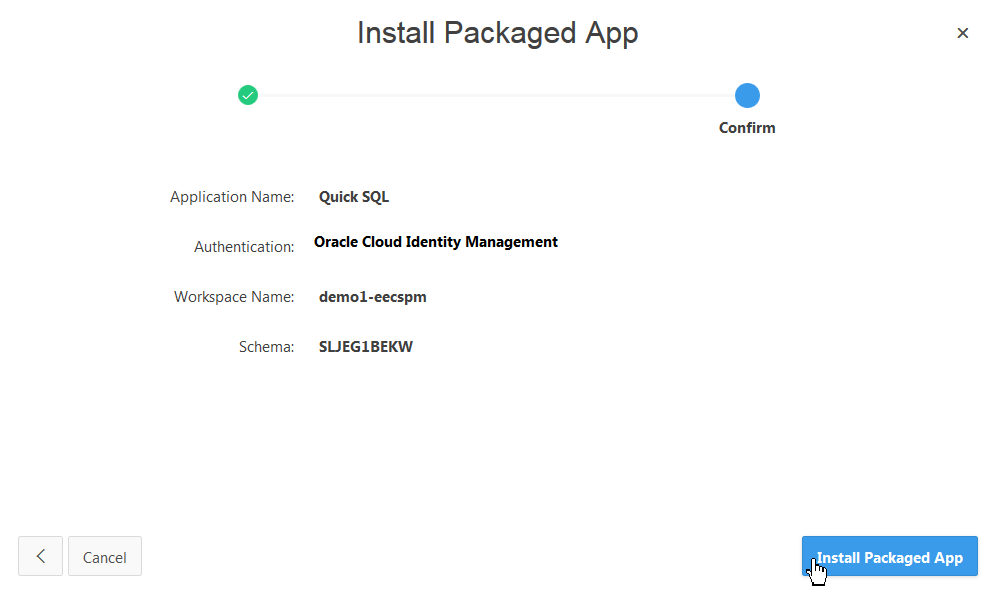 Install Packated App