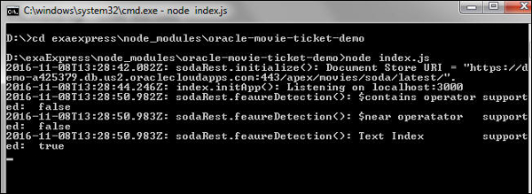 result of executing node index_js