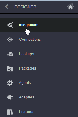 This image shows the Designer pane with Integrations selected