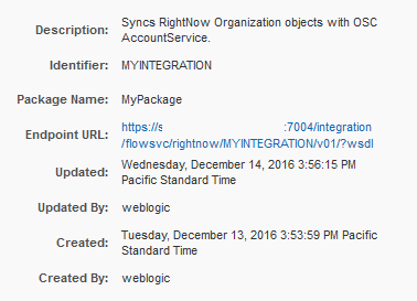 This image shows the MyIntegration integration highlighting the Status label showing "Active"