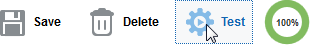 This image shows the Test icon