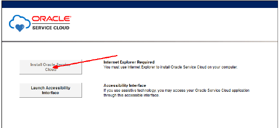 This image shows the installation screen for the RightNow console