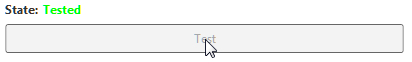 This image shows the Test button and "Tested" result