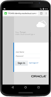 Sample application using the chosen external browser