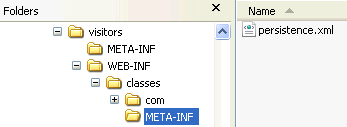persistence.xml file