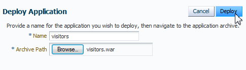 Deploy Application