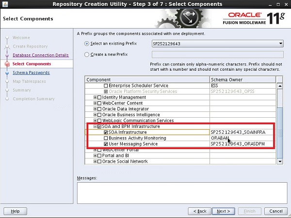 RCU wizard Step 3 of 7