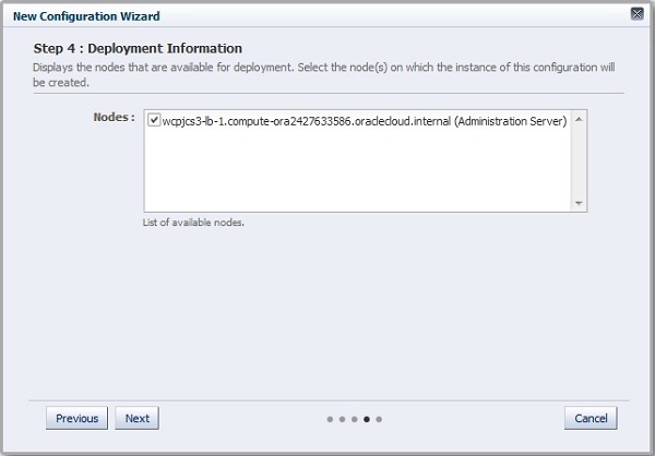 Provisioning Oracle WebCenter Portal on Oracle Java Cloud Service