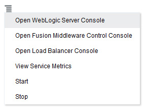Open admin console