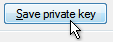 Save privatge key button