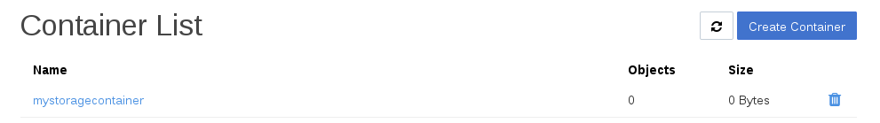 Container List
