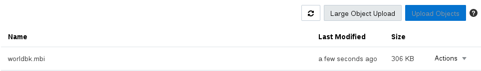 File List with Uploaded File