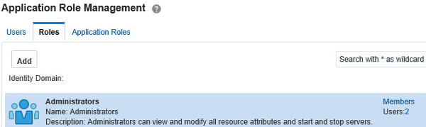 View the member that you added to the Finance application role