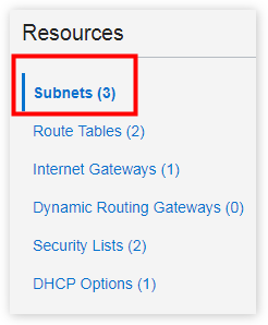 select subnet