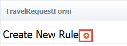 Create New Rule button
