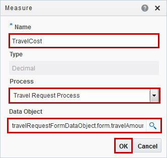 Create Application dialog box