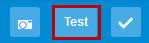Test Application button