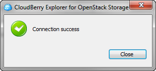 Connection Test Result