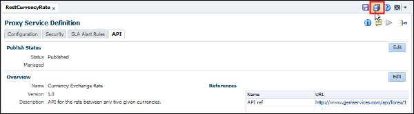 RestCurrencyRate page
