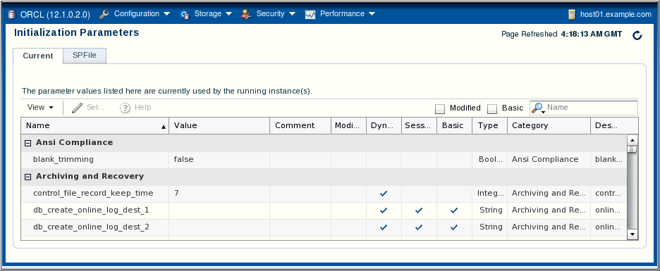 Managing the Oracle Instance