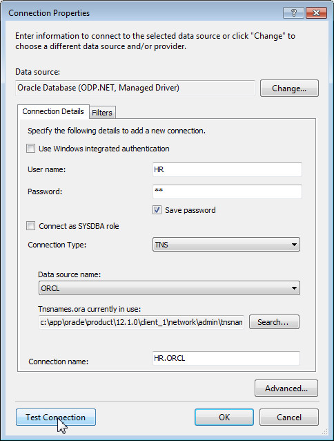 Creating a new ADO.NET Entity Data Model
