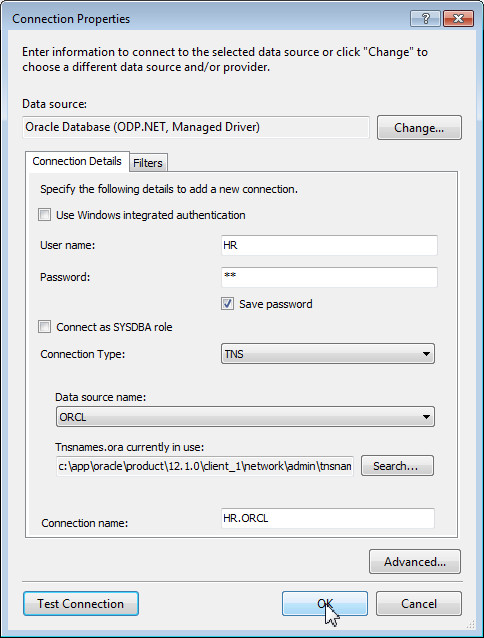 Creating a new ADO.NET Entity Data Model