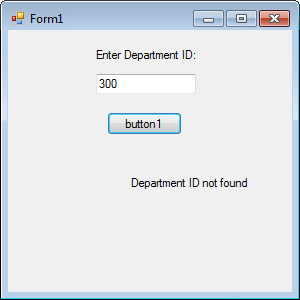 Adding Error Handling