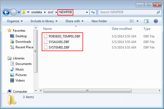 Creating a New Pluggable Database