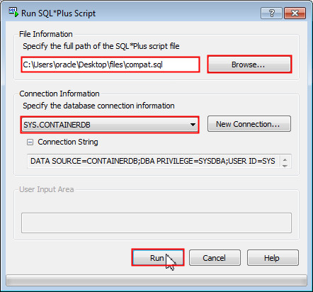 Verifying the Compatibility of the Pluggable Database with the Container Database
