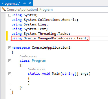 Getting Started with ODP.NET, Managed Driver