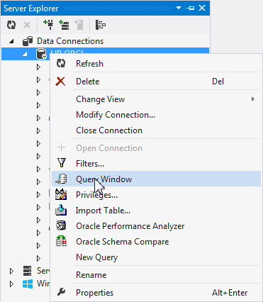 Using the Connection