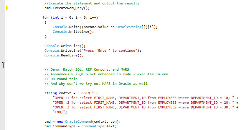 Migrating from ODP.NET, Unmanaged Driver to ODP.NET, Managed Driver