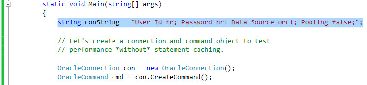 Using Statement Caching