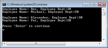 Using Batch SQL, REF Cursors and Multiple Active Result Sets(MARS)